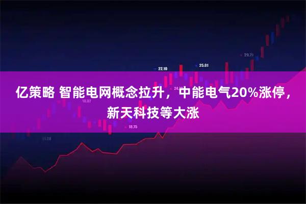 亿策略 智能电网概念拉升,中能电气20%涨停,新天科技等大涨